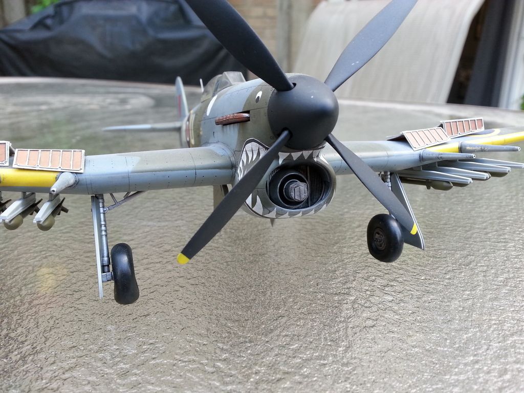 Hasegawa 1/48 Typhoon completed. Non LSM 'WIP Large Scale Modeller